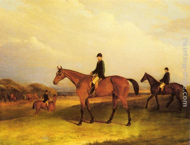 John Ferneley Snr A Jockey On A Chestnut Hunter